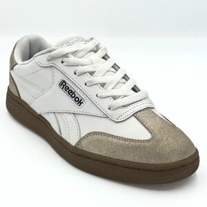 Reebok Forte Lounger Women's Sneakers White/Cream Glitter Athletic Shoes Size 8